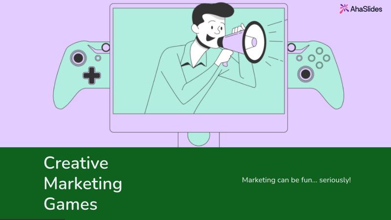 Preview slide from the Creative Marketing Games