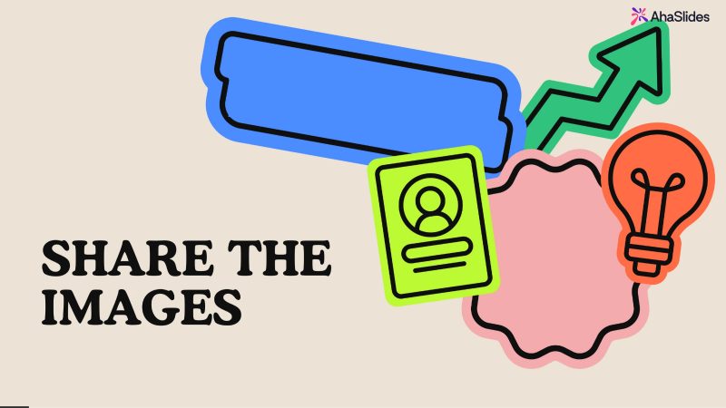 Preview slide from the Let's share images
