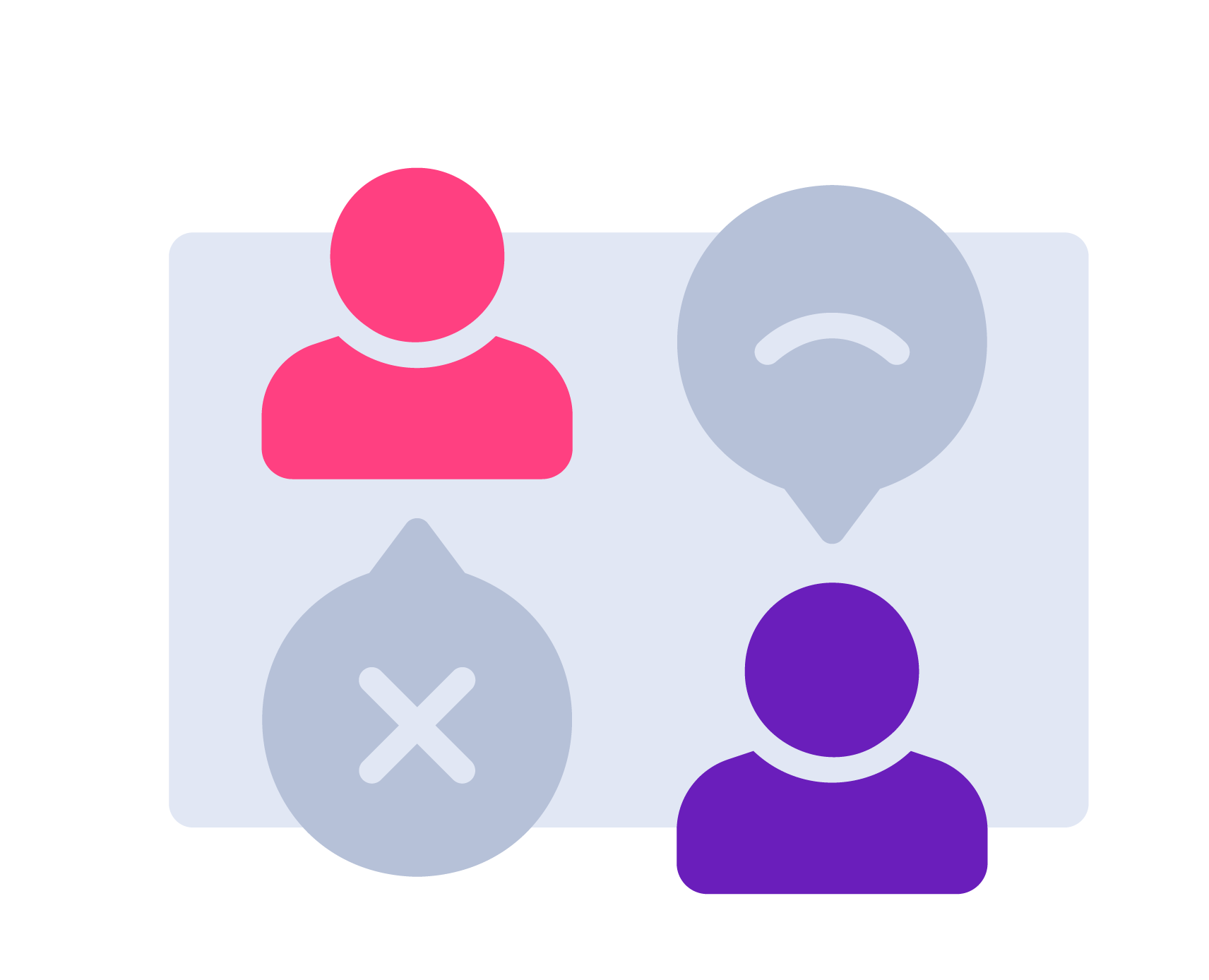 Group icon with no chat symbol.