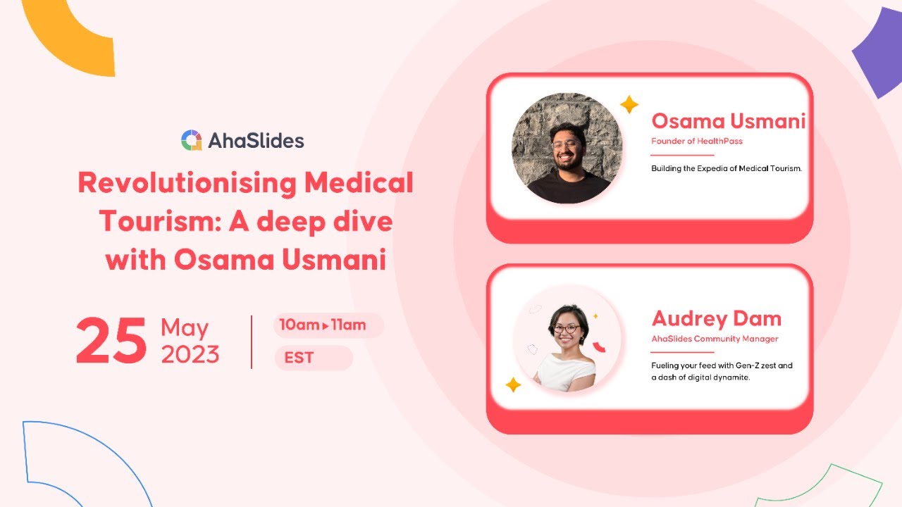 Webinar om revolutionerende medicinsk turisme med Osama Usmani