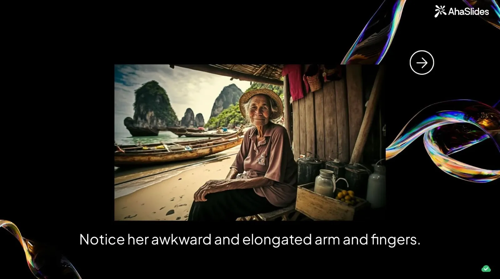 An explanation slide following after the Yes or No quiz above