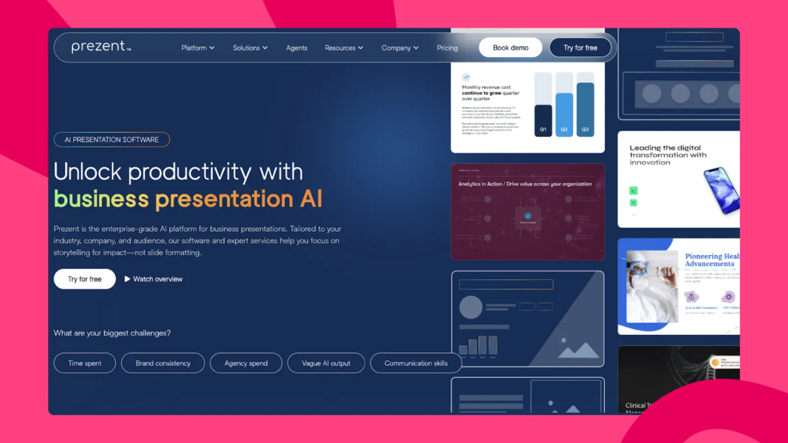Prezent AI presentation