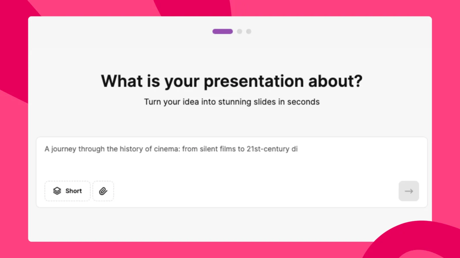 Slidesgo AI tool for PPT