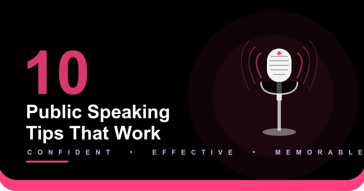 10 best public speaking tips for confident effective presentations