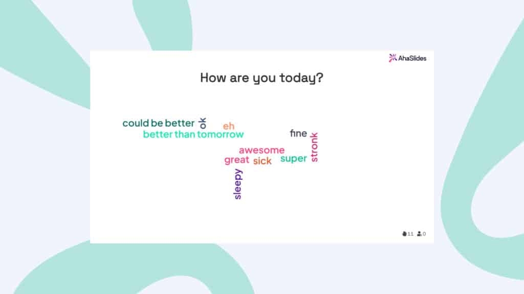 leaderboard for audience engagement in presentations