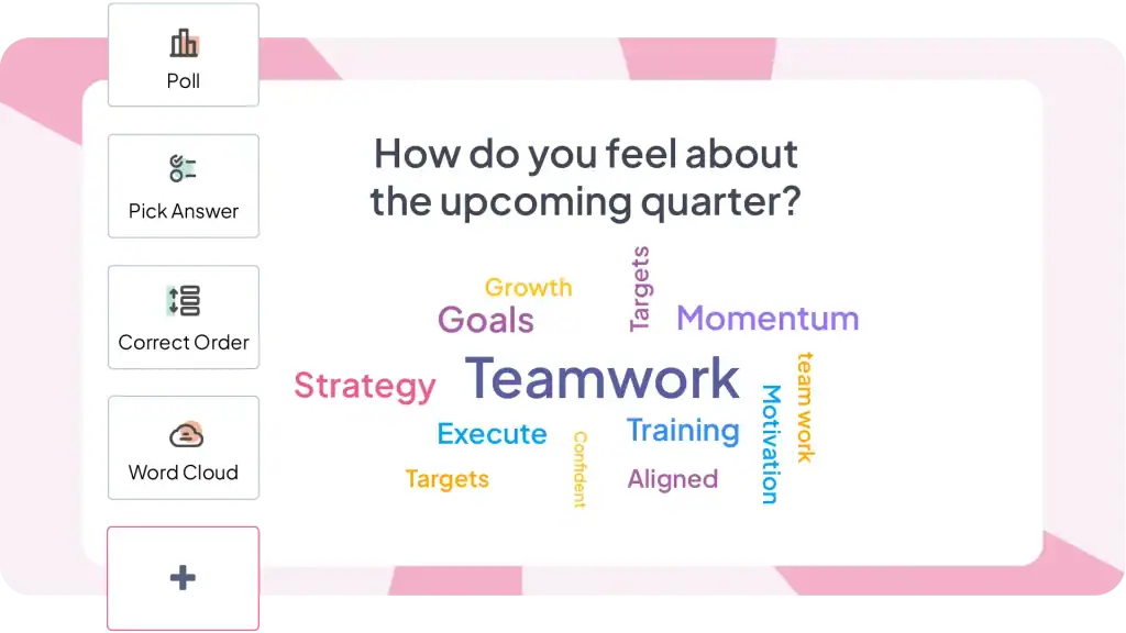 ahaslides Folientypen