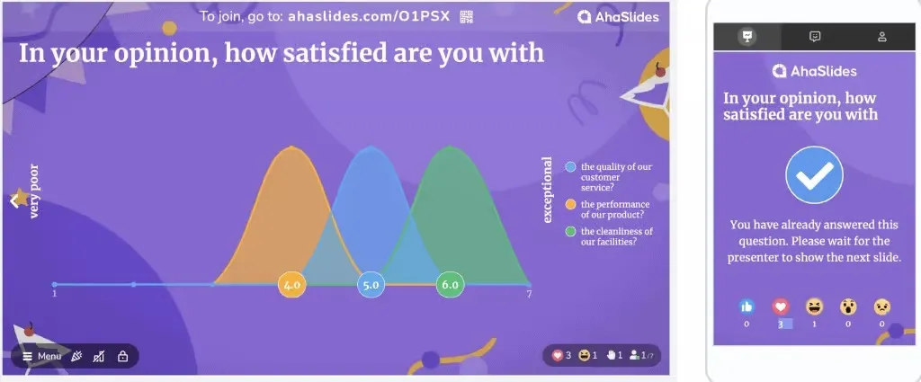 Interactieve en boeiende presentatie met AhaSlides