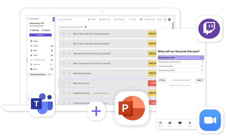 Alternatives to Poll Everywhere - Meeting Pulse