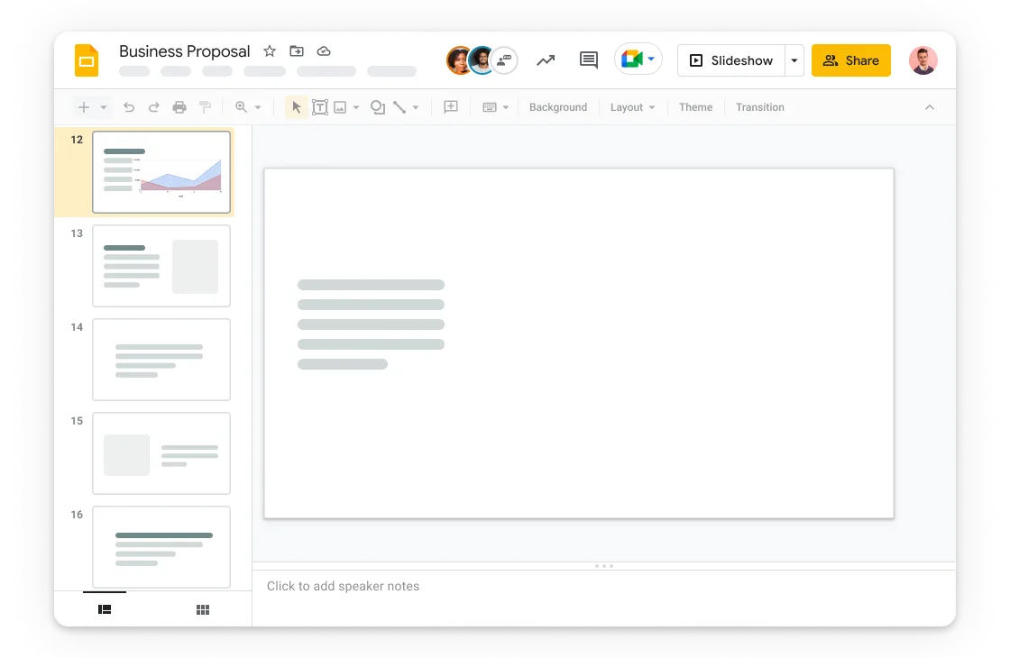 Google Slides - an interactive slideshow maker