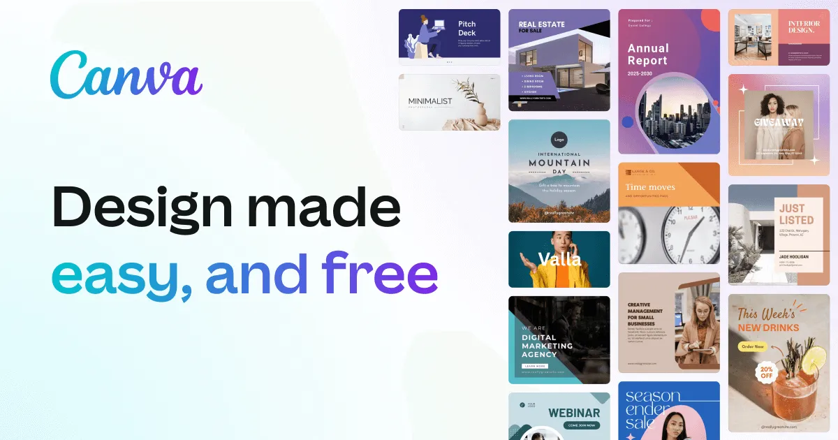 Canva free presentation maker