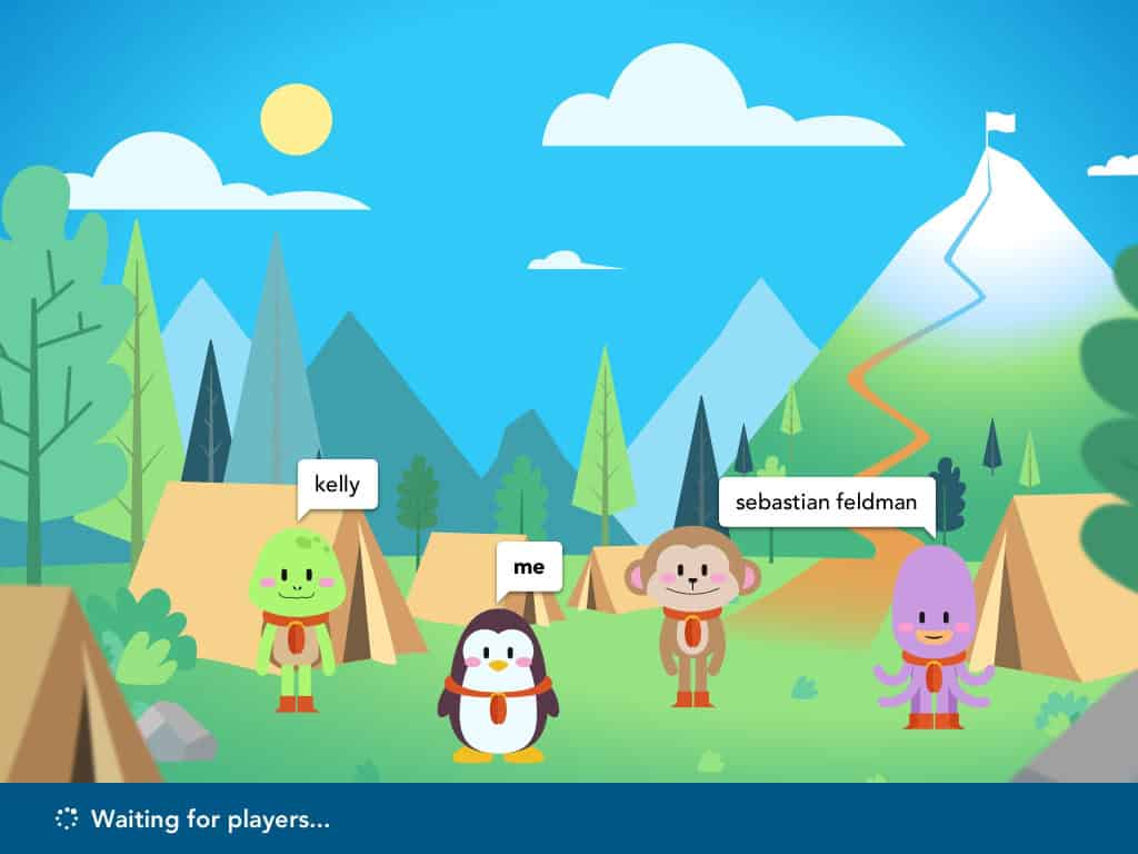 time to climb is a fun game to play in class