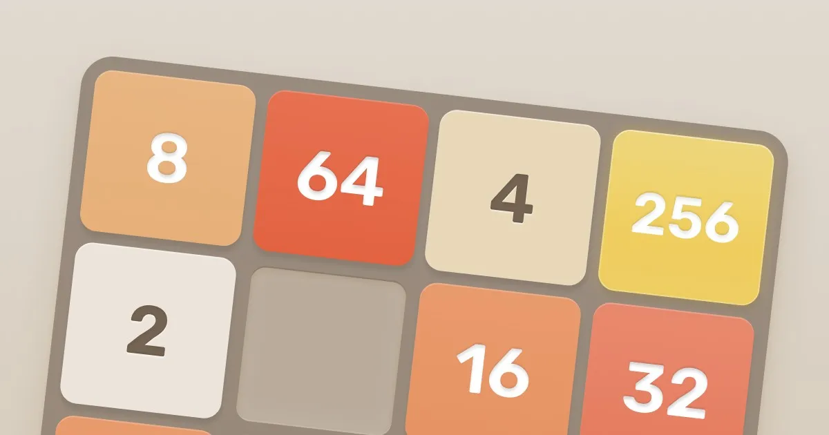 適合學生的2048數位益智遊戲