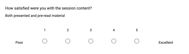 Exempel på Likertskala med 5 poäng