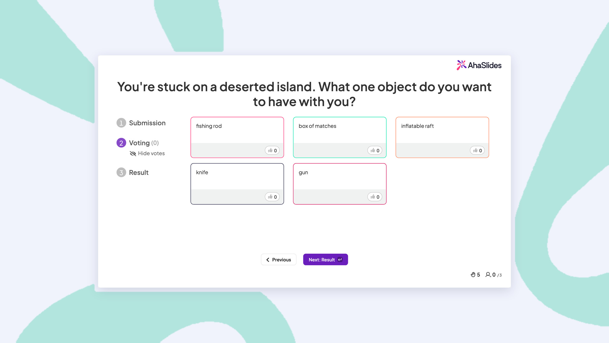Brainstorming Rules - interactive games to play during a presentation
