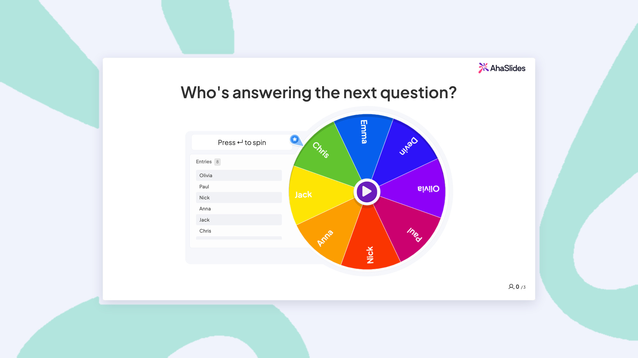 spinning wheel 