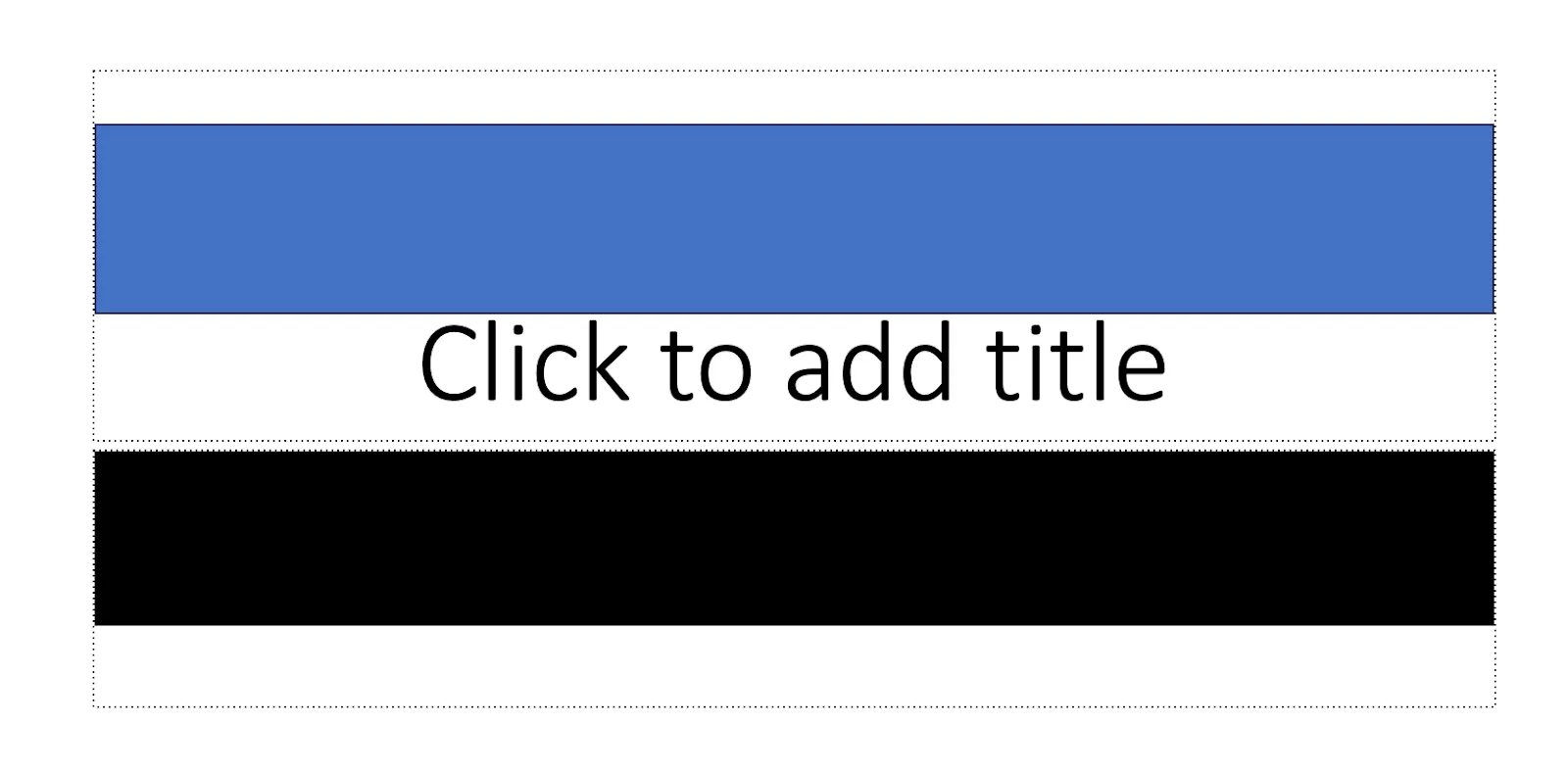 Draw 2 rectangles on your slide - How to Add a Timer in PowerPoint
