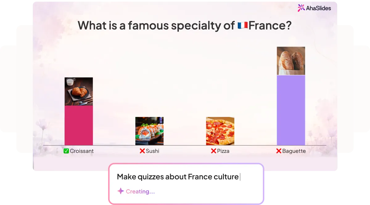 Generate quizzes with AI