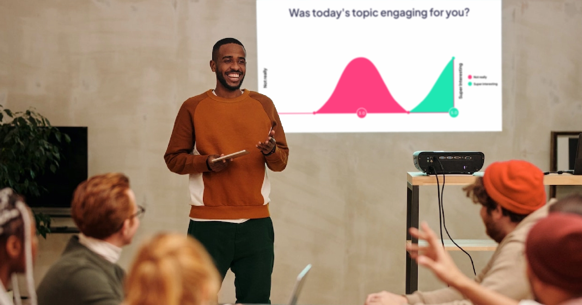 AhaSlides AI presentation maker interface