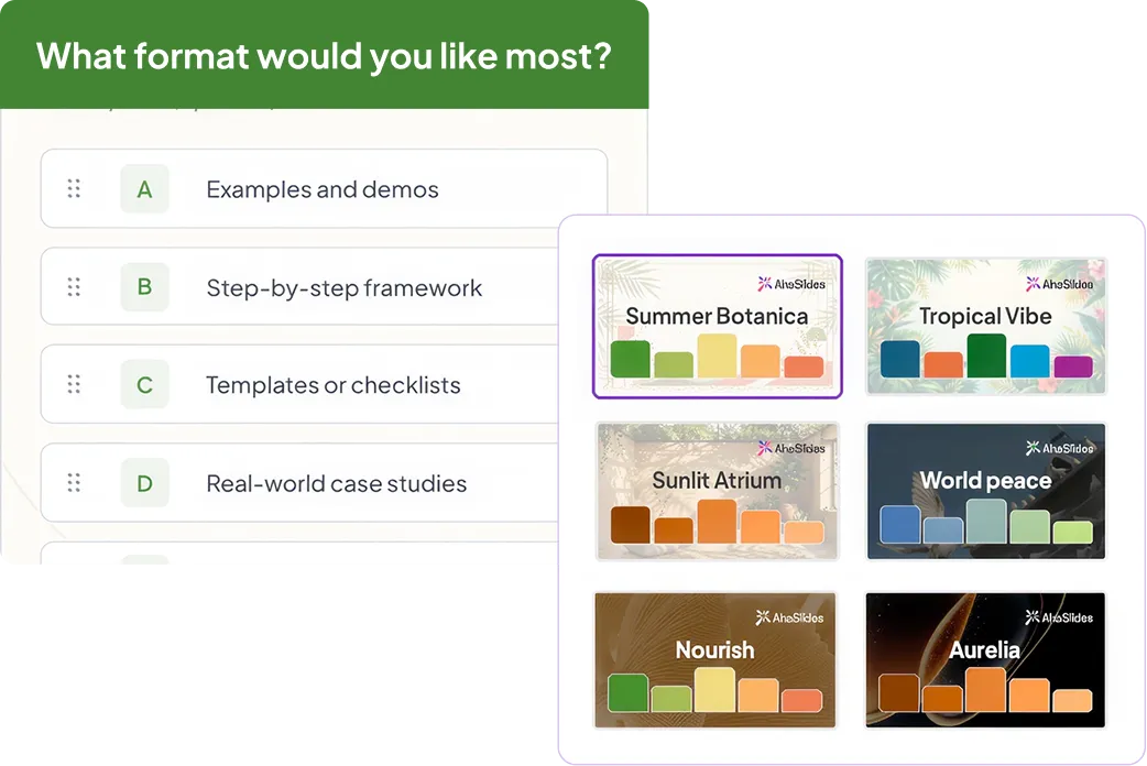 Intuitive survey customisation