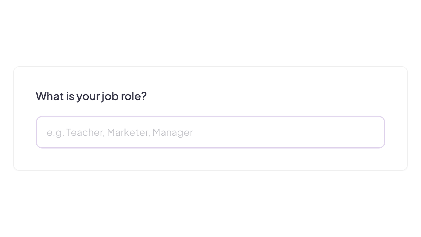 Short answer question in an AhaSlides survey