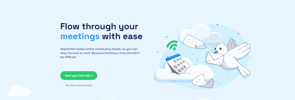 الصفحة الرئيسية للمواعيد - أدوات العمل عن بعد